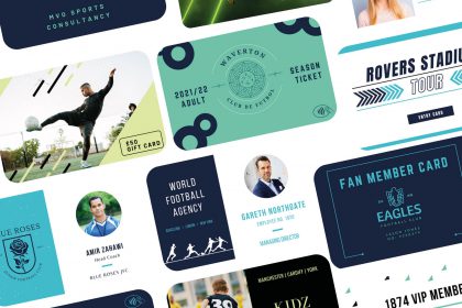 examples of cards for sports team